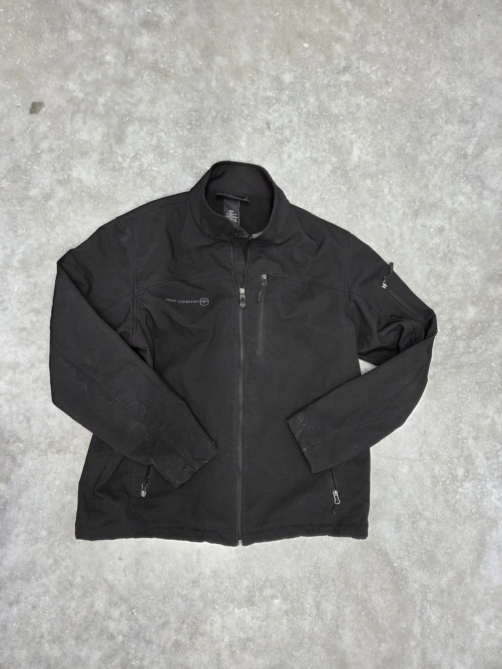 Free Country Black Men's Jacket Gorpcorp Outdoorsy Winter Water Resistant Size L